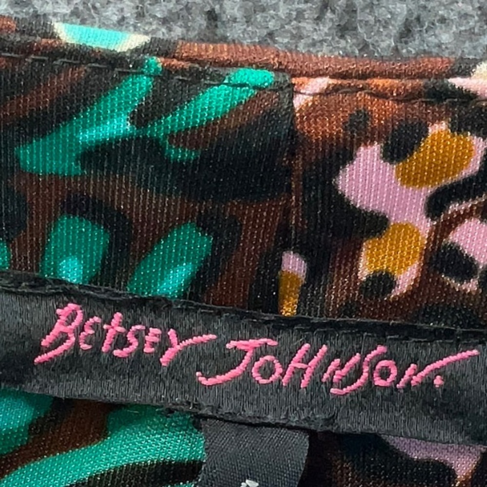 Vintage Betsey Johnson Runway 2000’s Y2K Bambi Deer Print Runway Dress Size 6 S - Picture 5 of 9